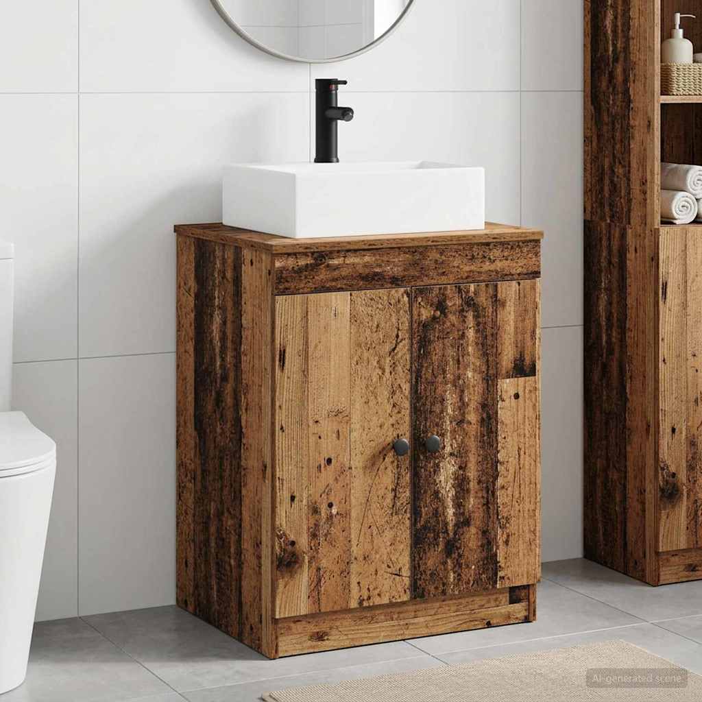 Bathroom Sink Cabinet 54 x 41 x 99.5 cm Old wood
