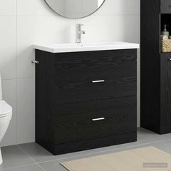 Bathroom Furniture 81 x 40 x 84.5 cm Black oak
