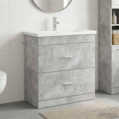 Bathroom Furniture 81 x 40 x 84.5 cm Concrete grey