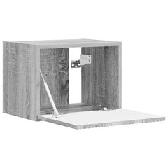 vidaXL TV Wall Cabinet 39 x 31 x 29.5 cm Grey Sonoma Engineered Wood 5
