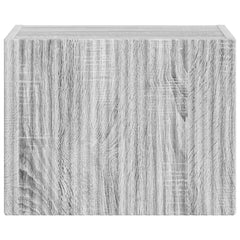 vidaXL TV Wall Cabinet 39 x 31 x 29.5 cm Grey Sonoma Engineered Wood 6