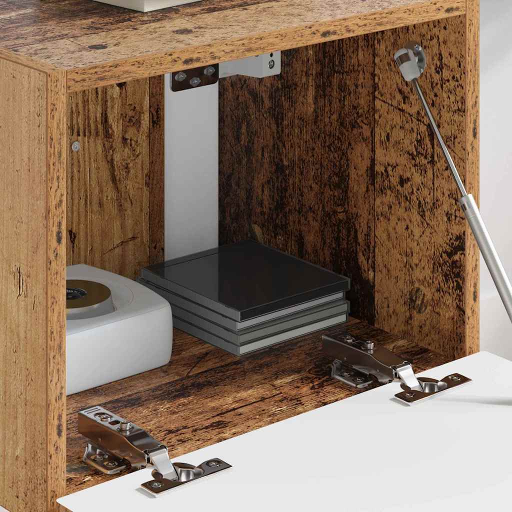 vidaXL TV Wall Cabinet 39 x 31 x 29.5 cm Old Wood Engineered Wood 4