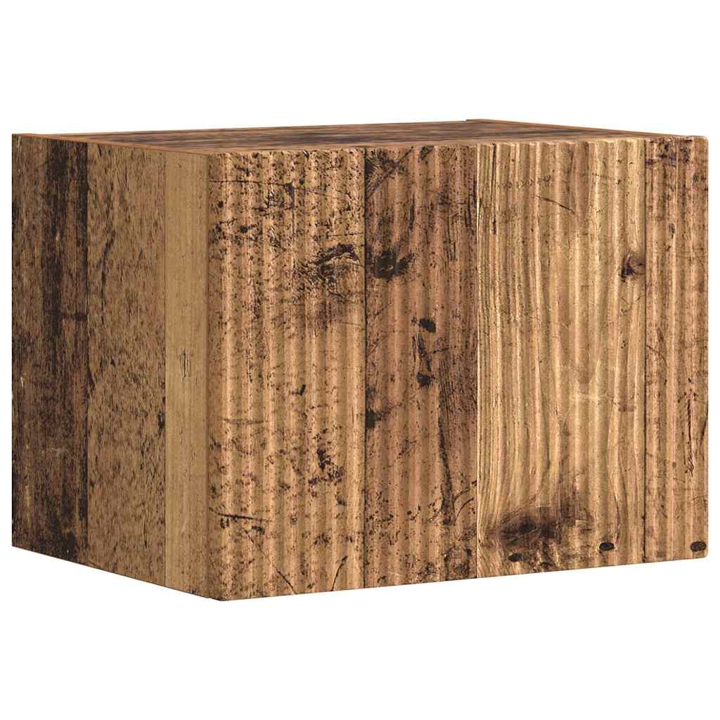vidaXL TV Wall Cabinet 39 x 31 x 29.5 cm Old Wood Engineered Wood 2