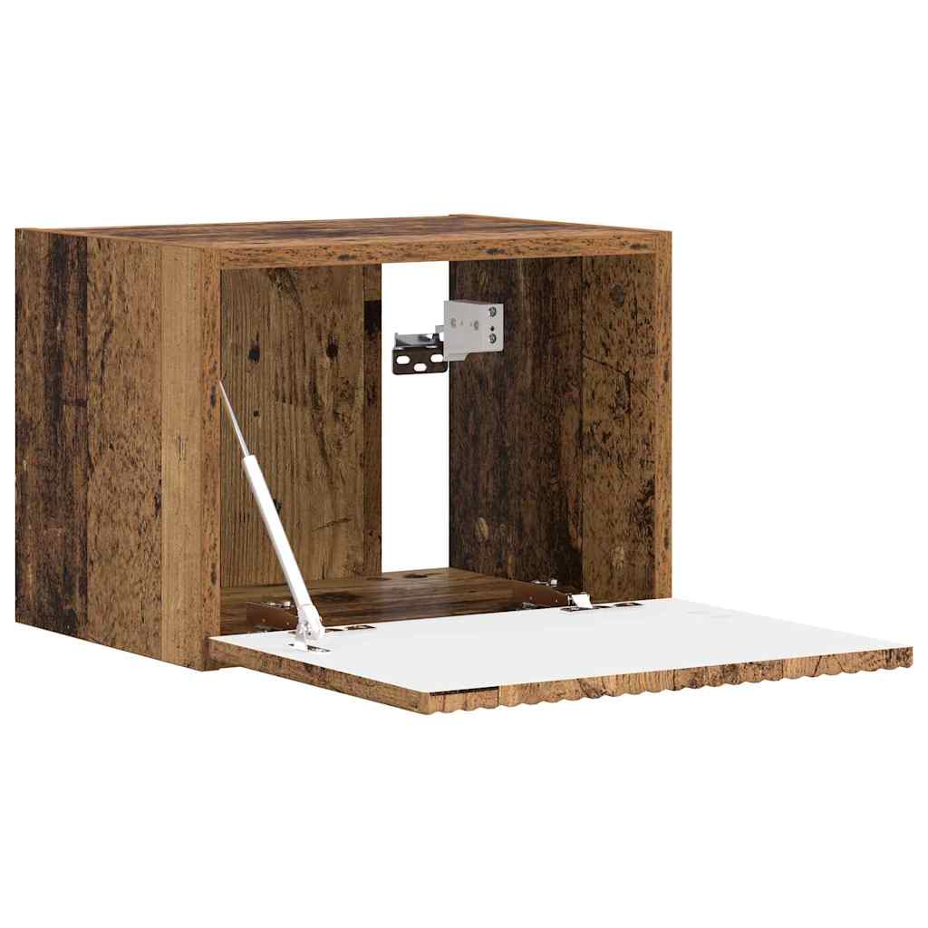 vidaXL TV Wall Cabinet 39 x 31 x 29.5 cm Old Wood Engineered Wood 5