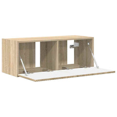 vidaXL TV Wall Cabinet 78.5 x 31 x 29.5 cm Sonoma Engineered Wood 5