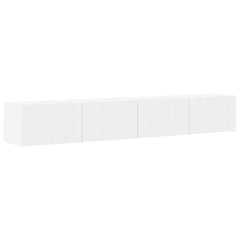 TV Wall Cabinet Engineered Wood 2 pcs 98 x 31 x 29.5 cm White