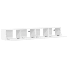 TV Wall Cabinet Engineered Wood 2 pcs 98 x 31 x 29.5 cm White