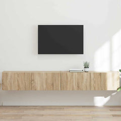 TV Wall Cabinet Engineered Wood 2 pcs 98 x 31 x 29.5 cm Sonoma oak