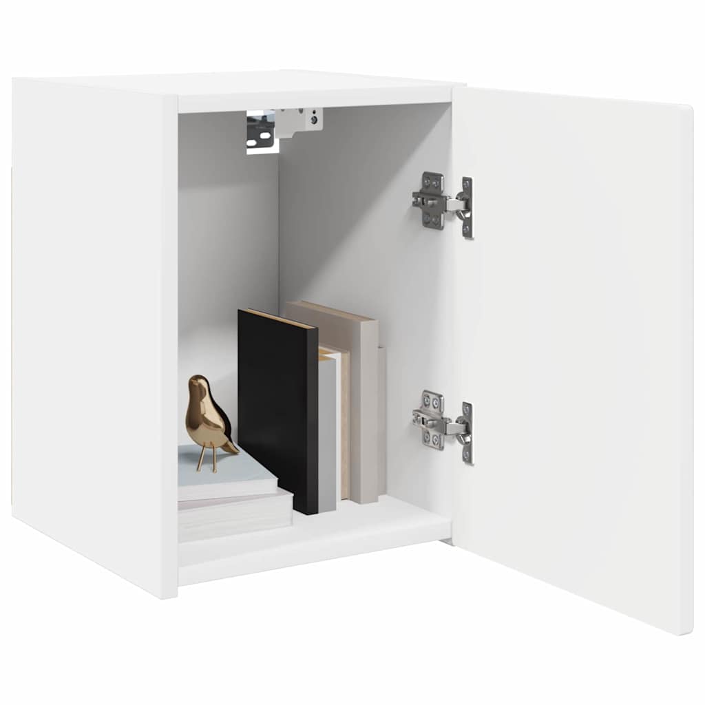 vidaXL TV Wall Cabinet 30 x 31 x 40 cm White Engineered Wood 3