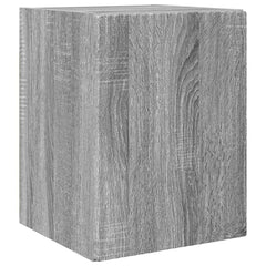 vidaXL TV Wall Cabinet 30 x 31 x 40 cm Grey Sonoma Engineered Wood 2