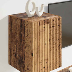 vidaXL TV Wall Cabinet 30 x 31 x 40 cm Old Wood Engineered Wood 4