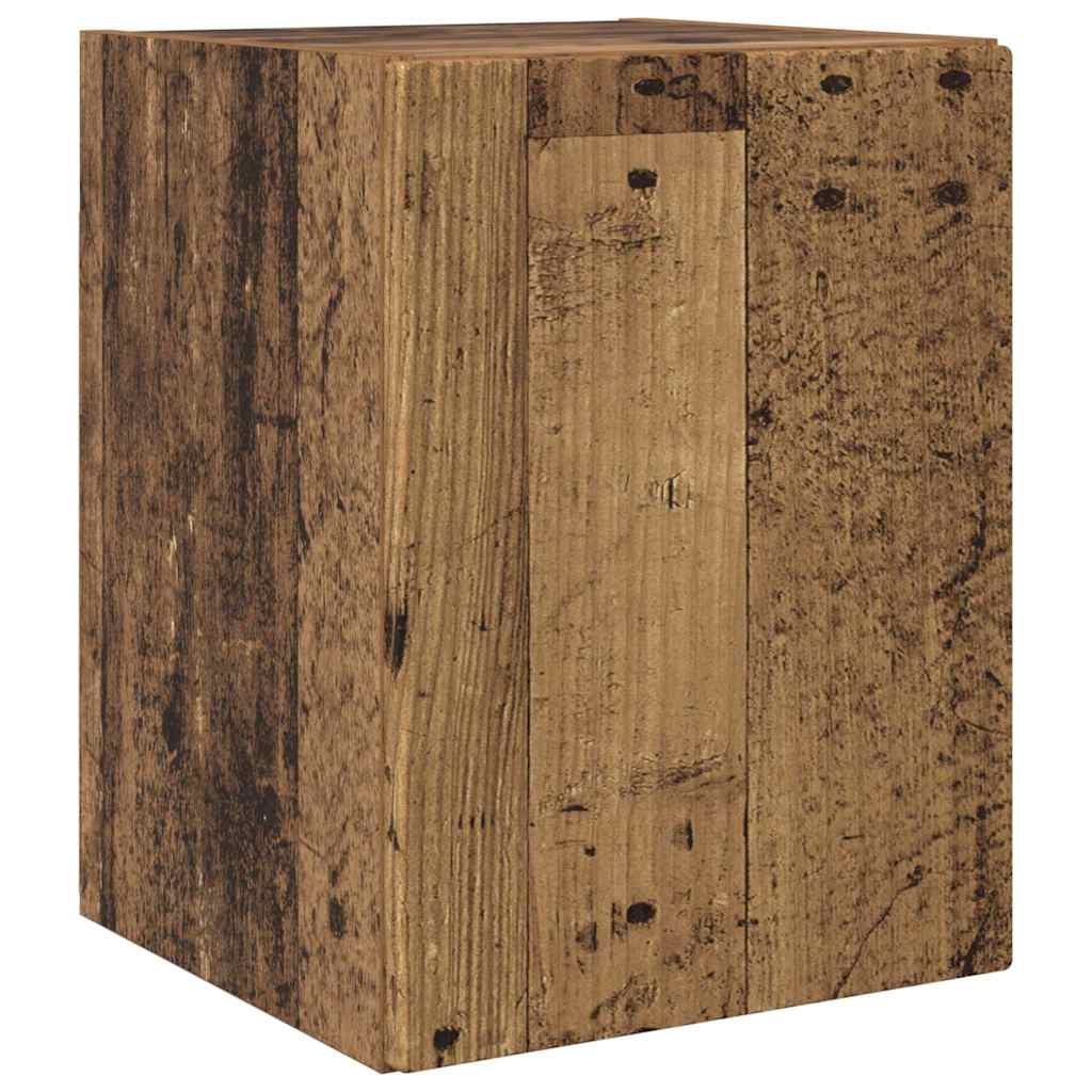 vidaXL TV Wall Cabinet 30 x 31 x 40 cm Old Wood Engineered Wood 2