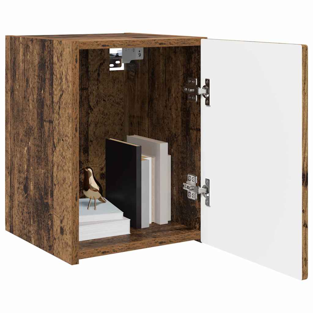 vidaXL TV Wall Cabinet 30 x 31 x 40 cm Old Wood Engineered Wood 3