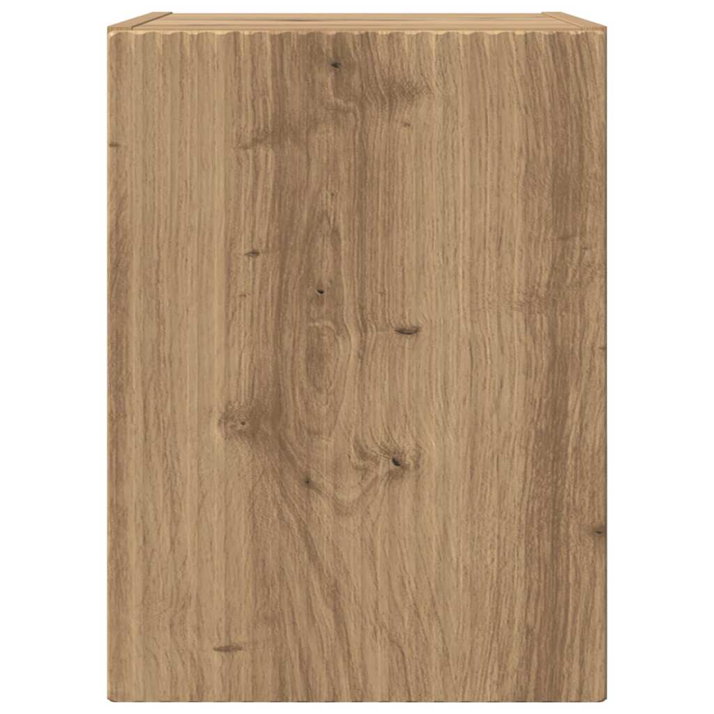 vidaXL TV Wall Cabinet 30 x 31 x 40 cm Artisian Oak Engineered Wood 6