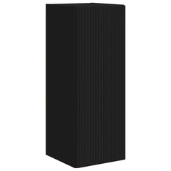 vidaXL TV Wall Cabinet 30 x 31 x 80 cm Black Engineered Wood 2