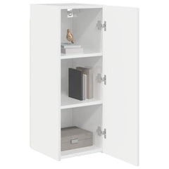vidaXL TV Wall Cabinet 30 x 31 x 80 cm Gloss White Engineered Wood 3