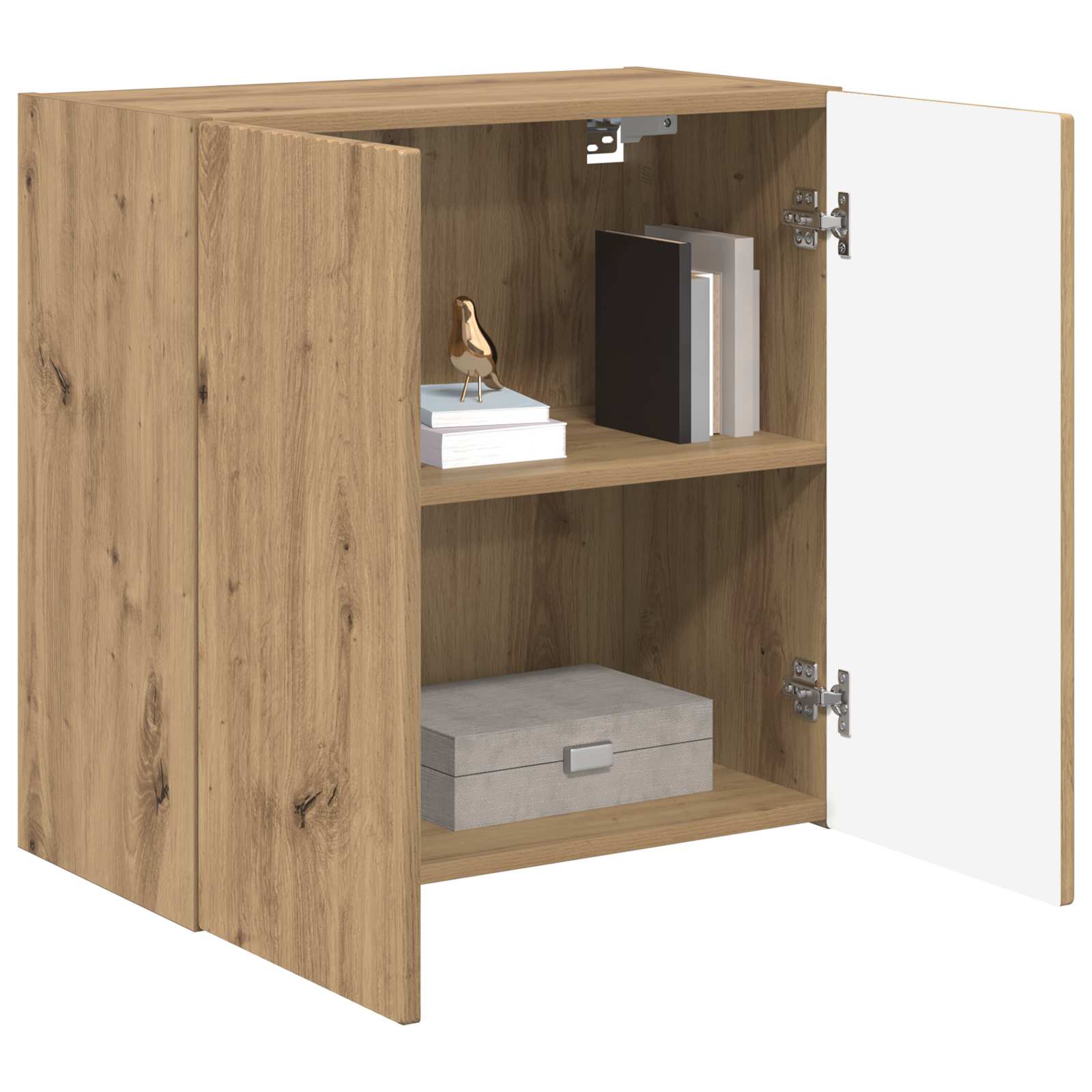 vidaXL TV Wall Cabinet 59.5 x 31 x 60 cm Artisan Oak Engineered Wood 3