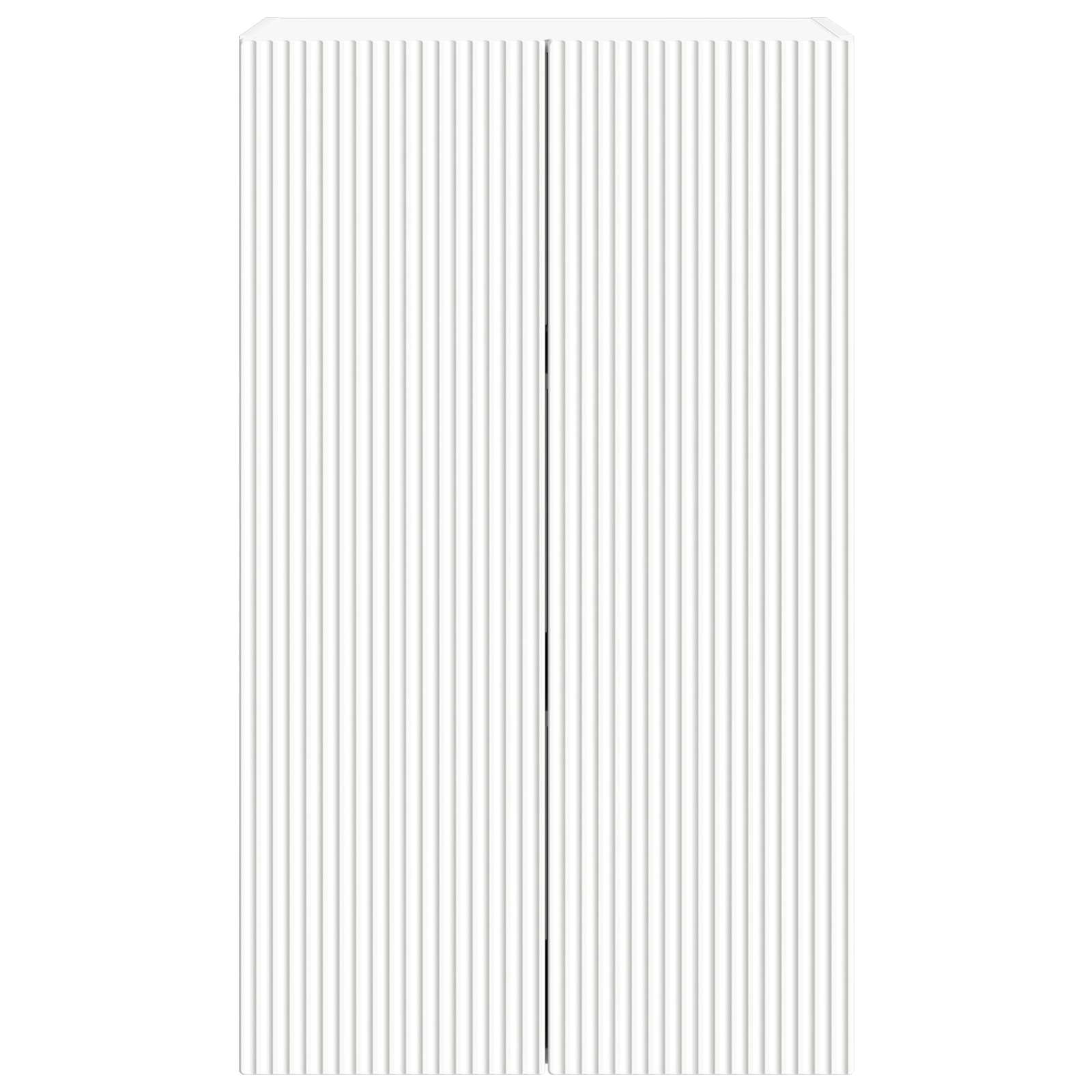 vidaXL TV Wall Cabinet 59.5 x 31 x 100 cm White Engineered Wood 6