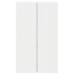 vidaXL TV Wall Cabinet 59.5 x 31 x 100 cm White Engineered Wood 6