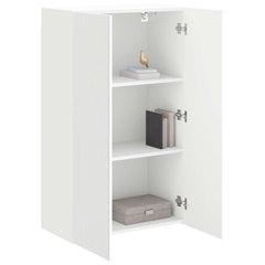 vidaXL TV Wall Cabinet 59.5 x 31 x 100 cm White Engineered Wood 3