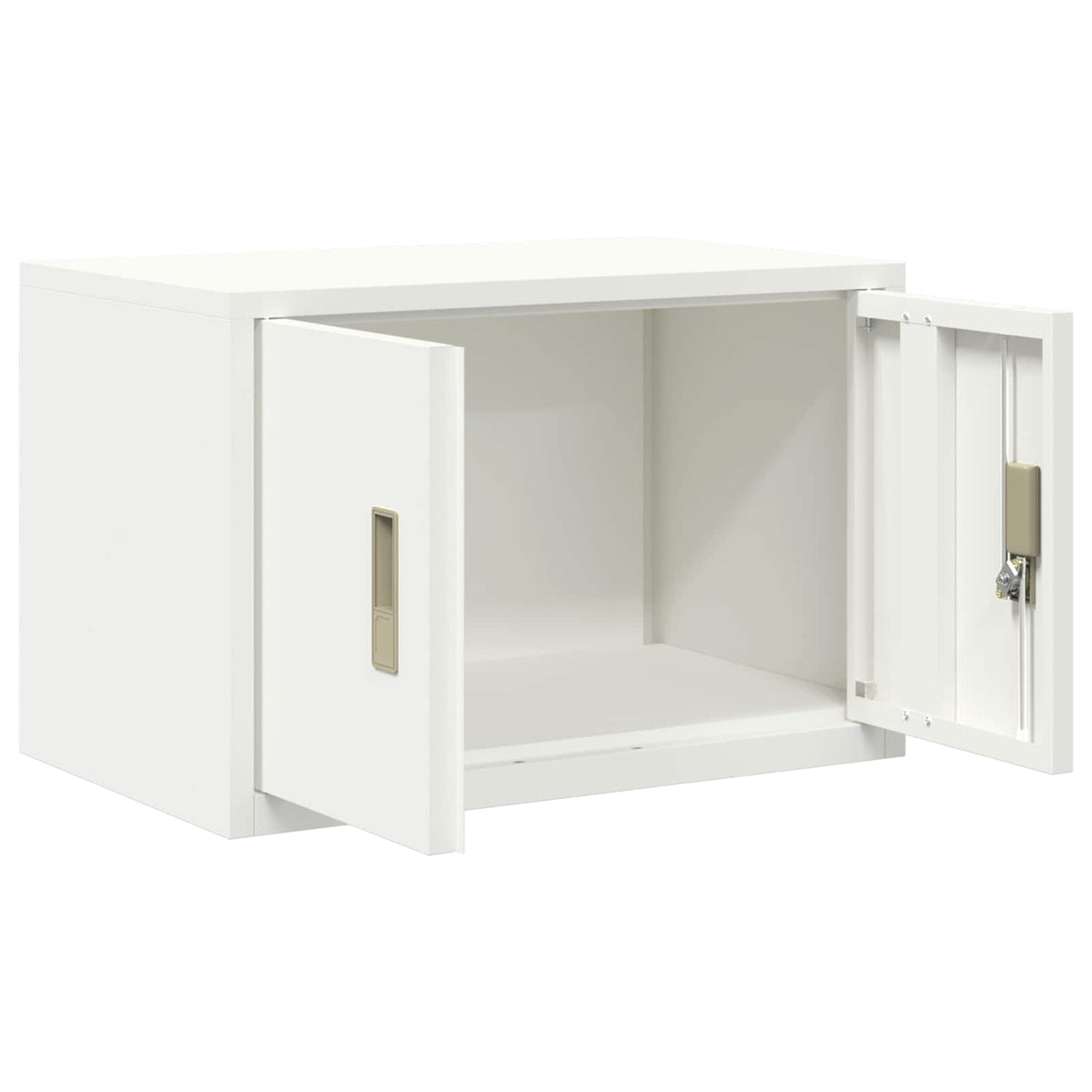 Storage Cabinet Steel Width 60 cm White 40 cm