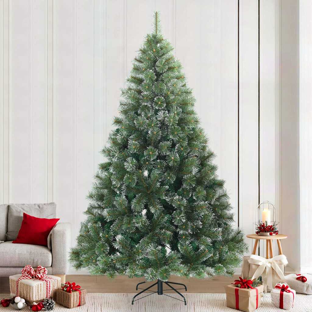 vidaXL Artificial Hinged Christmas Tree PVC