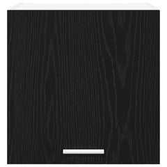 vidaXL Hanging Cabinet Black Oak and White 40 x 31 x 40 cm 6