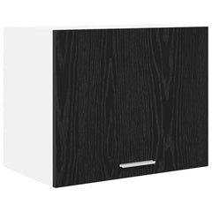 vidaXL Hanging Cabinet Black Oak and White 50 x 31 x 40 cm 2