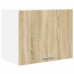 vidaXL Hanging Cabinet 2 pcs Sonoma Oak and White Engineered Wood 5