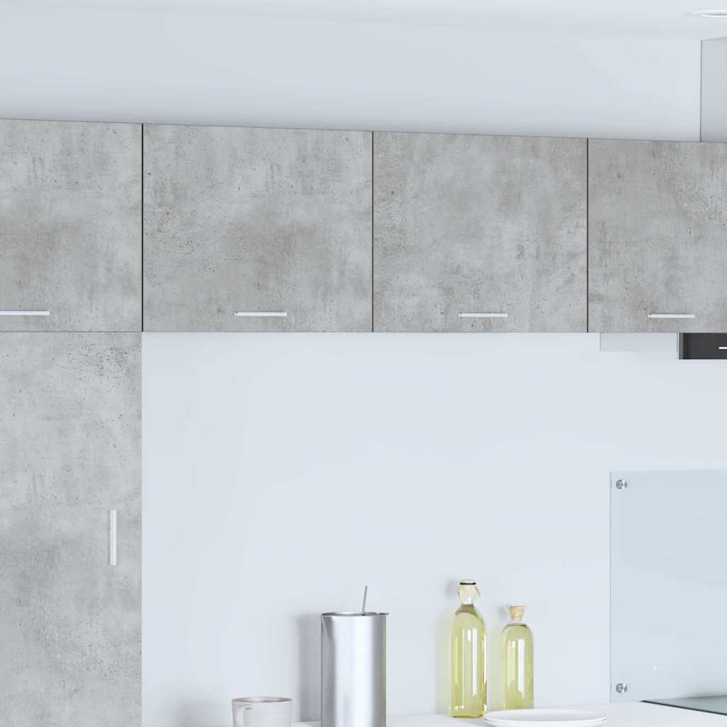 vidaXL Hanging Cabinet Concrete Grey and White 50 x 31 x 40 cm 1