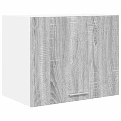 vidaXL Hanging Cabinet 2 pcs Grey Sonoma and White Engineered Wood 5
