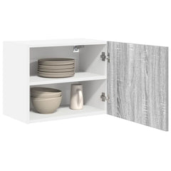 vidaXL Hanging Cabinet 2 pcs Grey Sonoma and White Engineered Wood 3