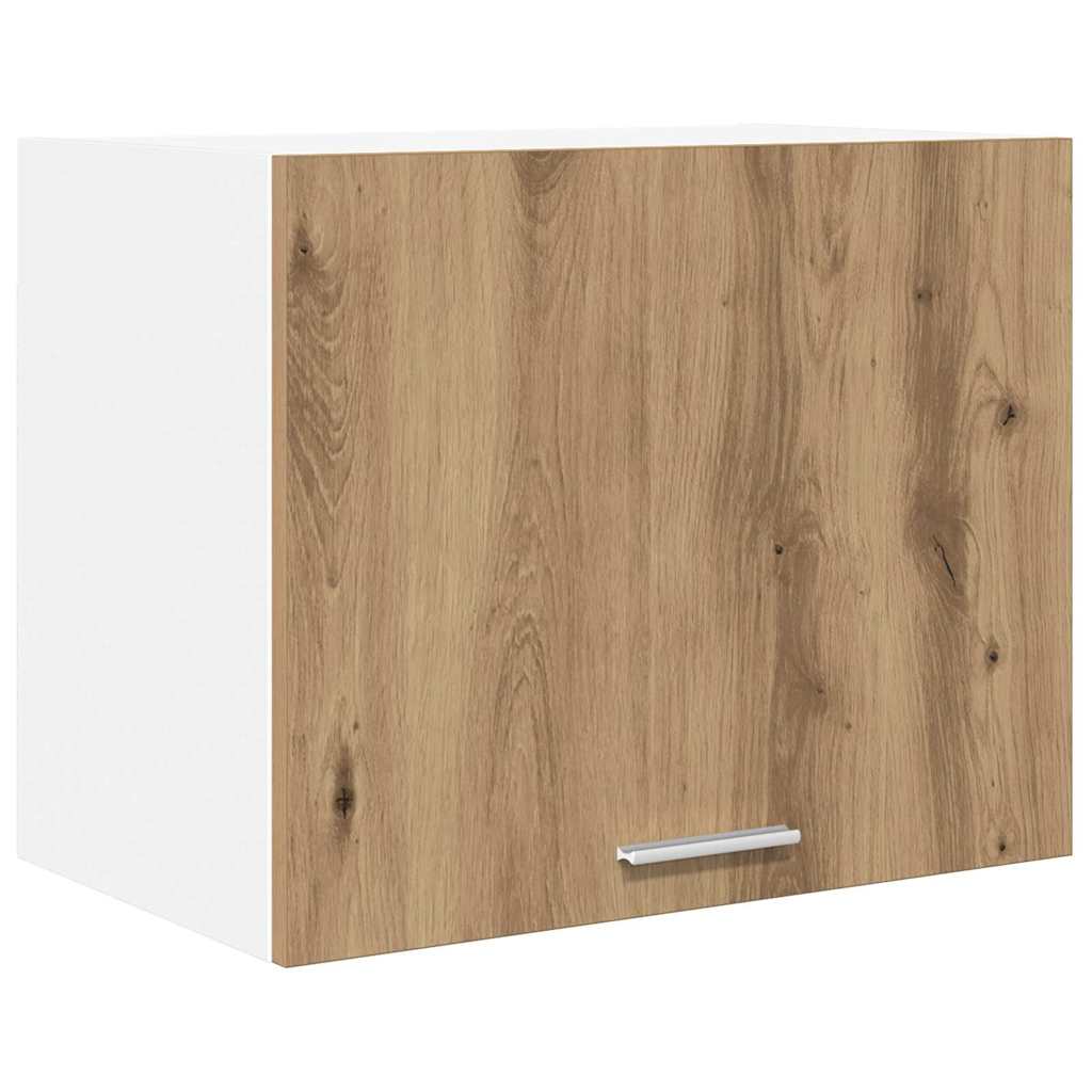 vidaXL Hanging Cabinet Artisan Oak and White 50 x 31 x 40 cm 2
