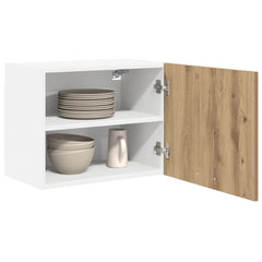 vidaXL Hanging Cabinet Artisan Oak and White 50 x 31 x 40 cm 3