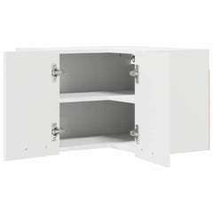 vidaXL Hanging Cabinet White 57 x 57 x 40 cm Engineered Wood 5