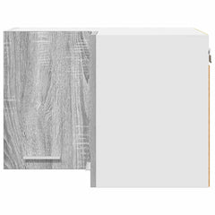 vidaXL Hanging Cabinet Grey Sonoma and White 57 x 57 x 40 cm 6