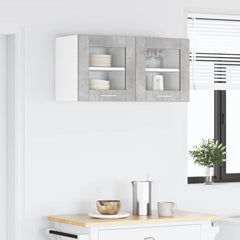 Hanging Cabinet Concrete Grey Engineered Wood