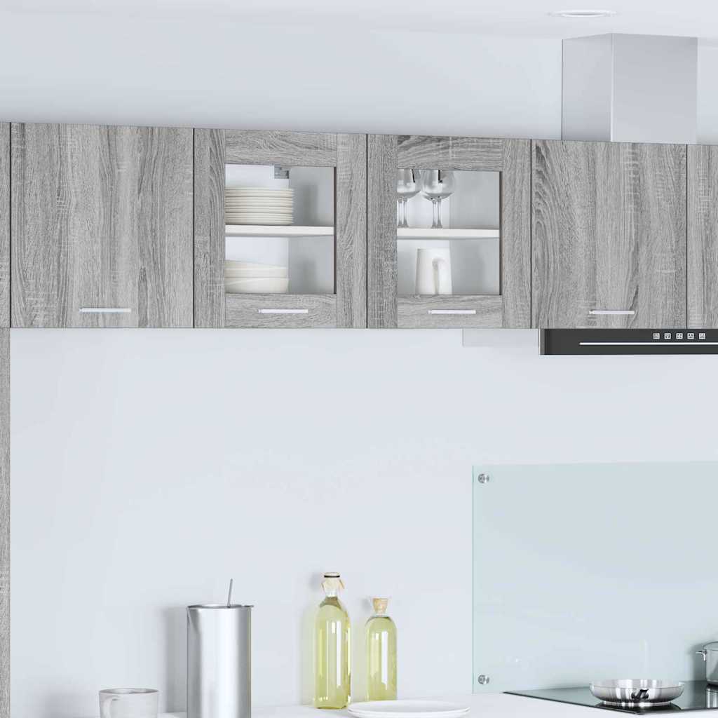 vidaXL Hanging Cabinet Grey Sonoma 40 x 31 x 40 cm Engineered Wood 1