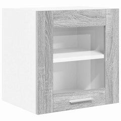 vidaXL Hanging Cabinet Grey Sonoma 40 x 31 x 40 cm Engineered Wood 2