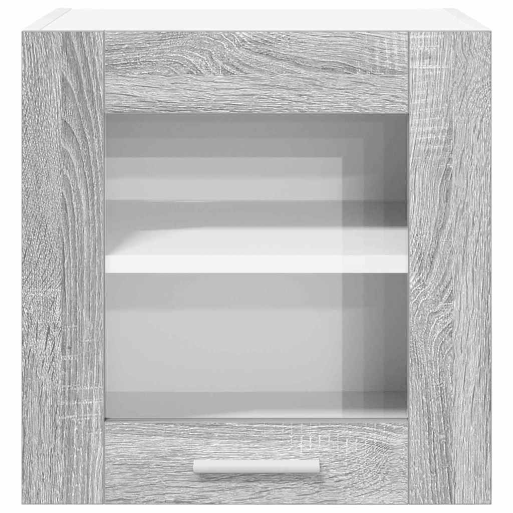vidaXL Hanging Cabinet Grey Sonoma 40 x 31 x 40 cm Engineered Wood 6