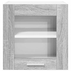 vidaXL Hanging Cabinet Grey Sonoma 40 x 31 x 40 cm Engineered Wood 6