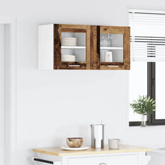 vidaXL Hanging Cabinet Old Wood 40 x 31 x 40 cm Engineered Wood 4