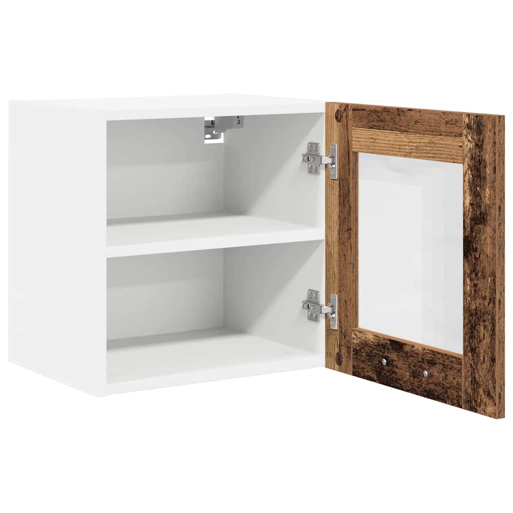 vidaXL Hanging Cabinet Old Wood 40 x 31 x 40 cm Engineered Wood 5
