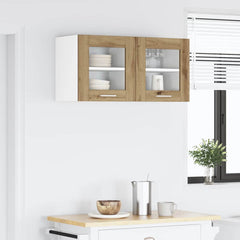 vidaXL Hanging Cabinet 2 pcs Artisan Oak Engineered Wood 4