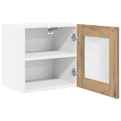 vidaXL Hanging Cabinet 2 pcs Artisan Oak Engineered Wood 6