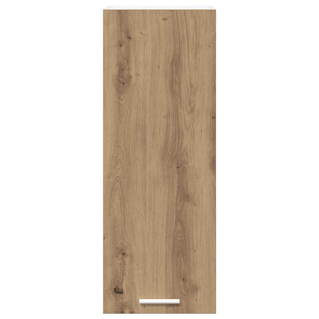 vidaXL Hanging Cabinet Artisan Oak and White 30 x 31 x 80 cm 6