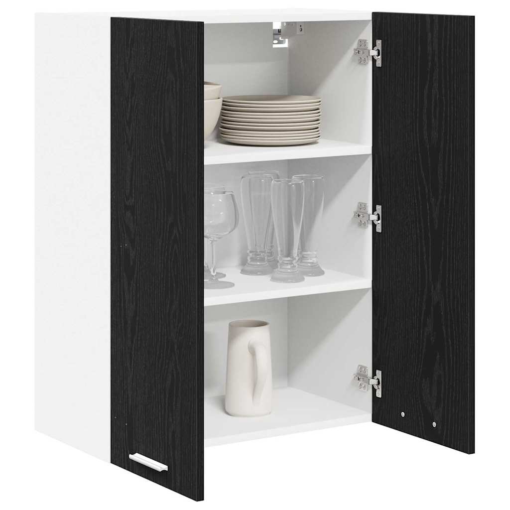 Hanging Cabinet and White 40 x 31 x 40 cm Black oak 1x hanging cabinet (1 door) 40–1x hanging cabinet (2 shelves) 40 cm 1x hanging cabinet (2 doors) 60 cm wide 80 cm high