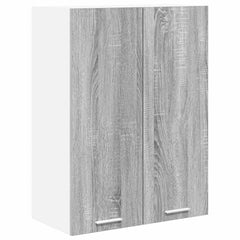 vidaXL Hanging Cabinet Grey Sonoma 60 x 31 x 80 cm Engineered Wood 2