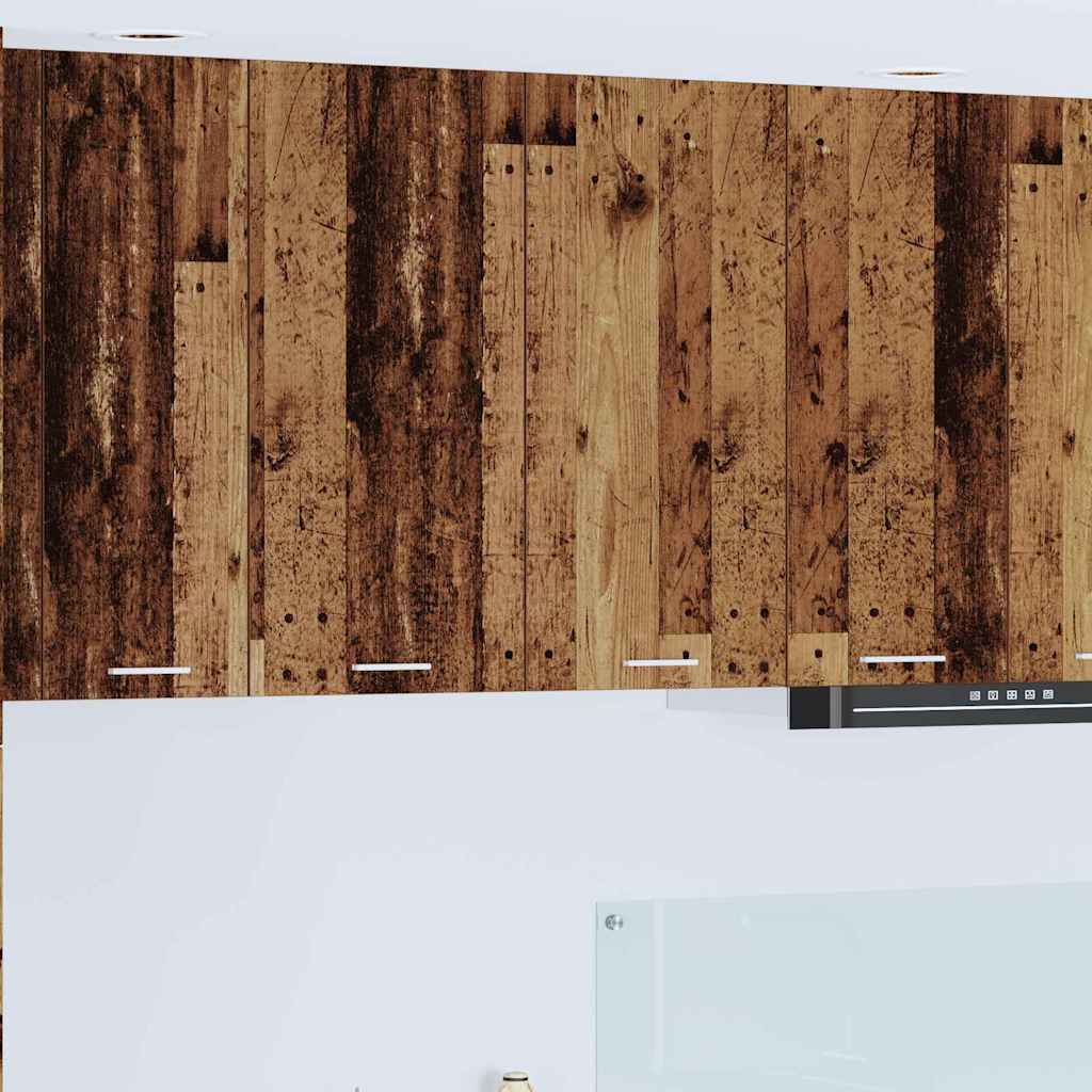 vidaXL Hanging Cabinet and White 40 x 31 x 40 cm Old Wood