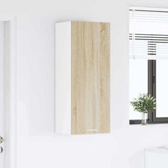 vidaXL Hanging Cabinet Sonoma Oak 40 x 31 x 100 cm Engineered Wood 4